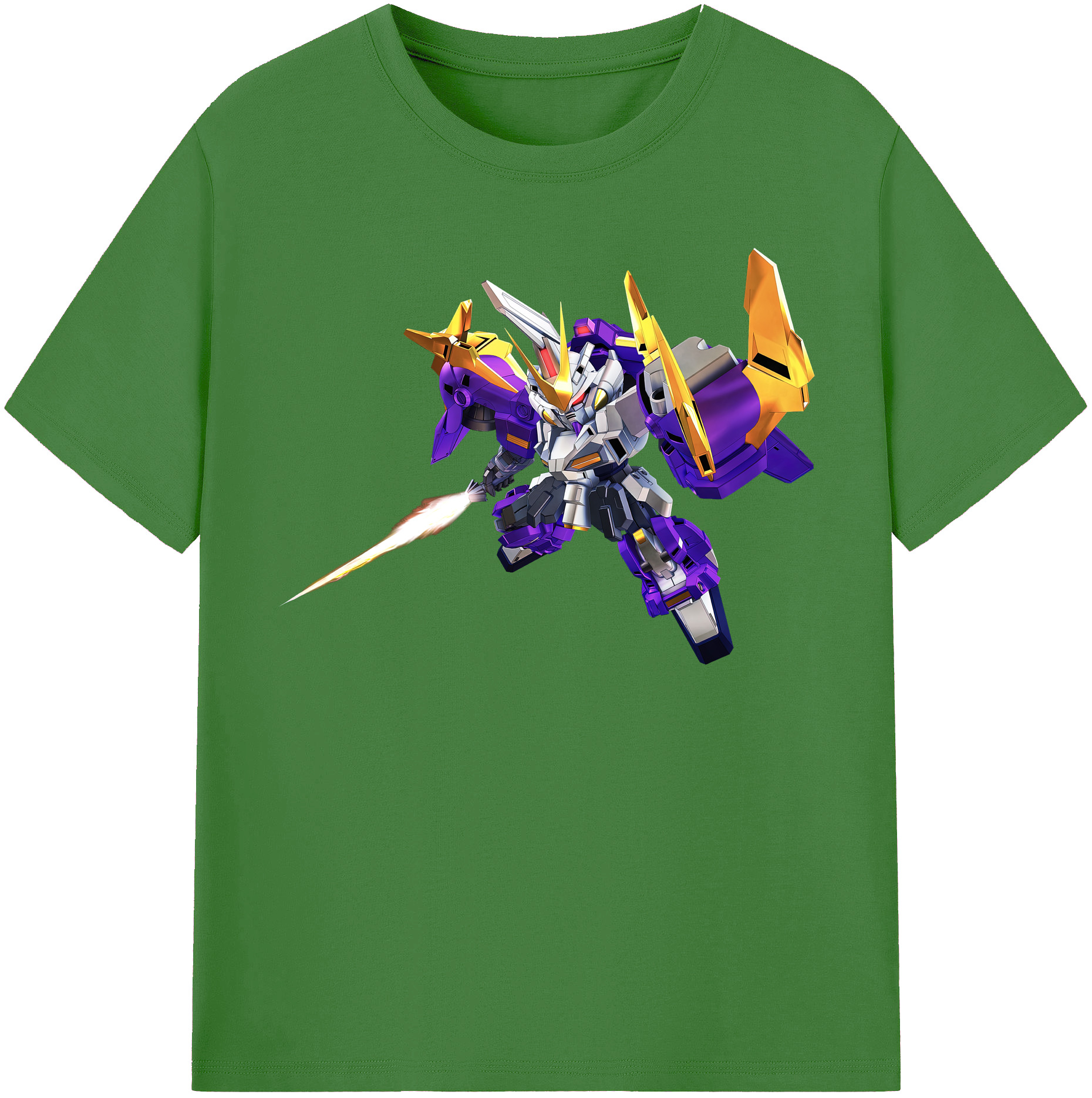 （画像用） 機動戦士ガンダム Mobile Suit Gundam レディースカジュアルプリントTシャツ（綿100％）